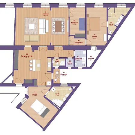 Urban Haven - 3 Beds, 3 Baths, Free Parking, Near Market * Budapest