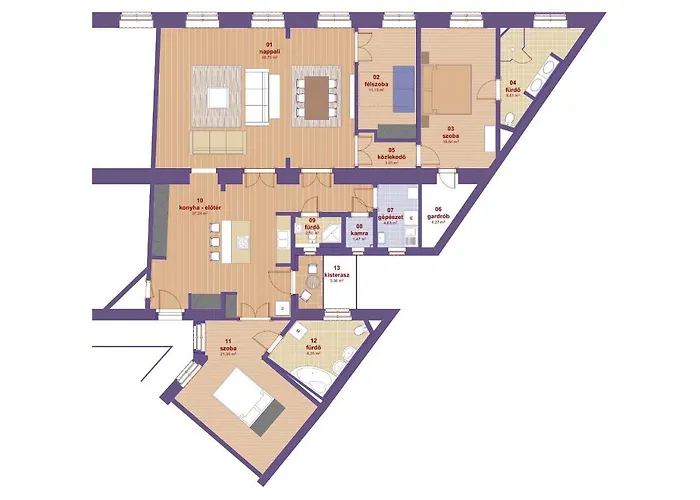 Urban Haven - 3 Beds, 3 Baths, Free Parking, Near Market * Budapest